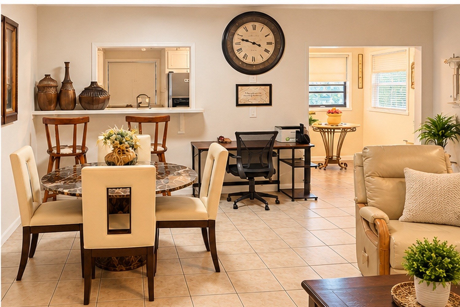 Dining and gathering space